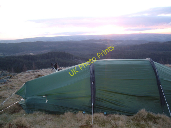 Photo 6"x4" Wild camp on Pen y Geuallt. Capel Curig c2010