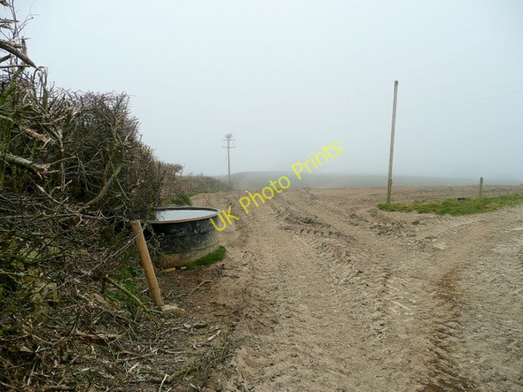 Photo 6"x4" Misty field edge Kestle\/SW9945 c2010
