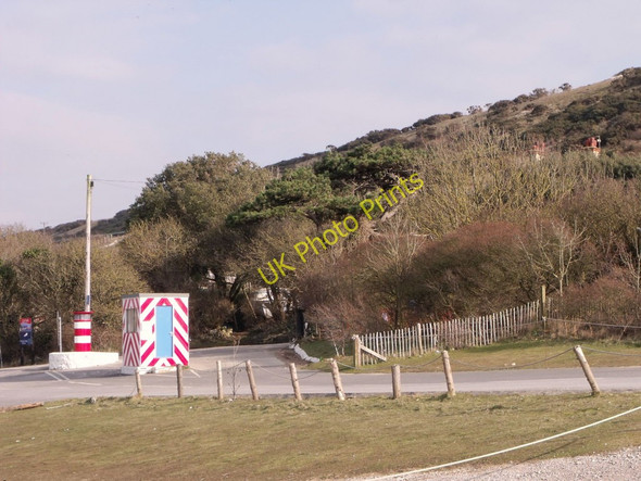 Photo 6"x4" Car park entrance at Alum Bay, Isle of Wight Totland c2010