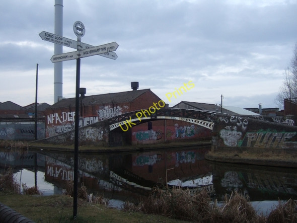 Photo 6"x4" Canal junction Smethwick c2010