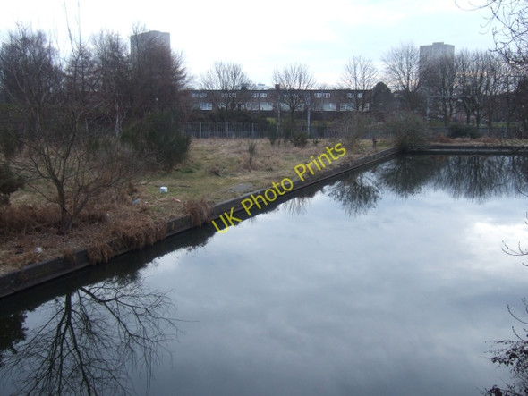 Photo 6"x4" Canal basin near Ladywood Middleway Gib Heath c2010