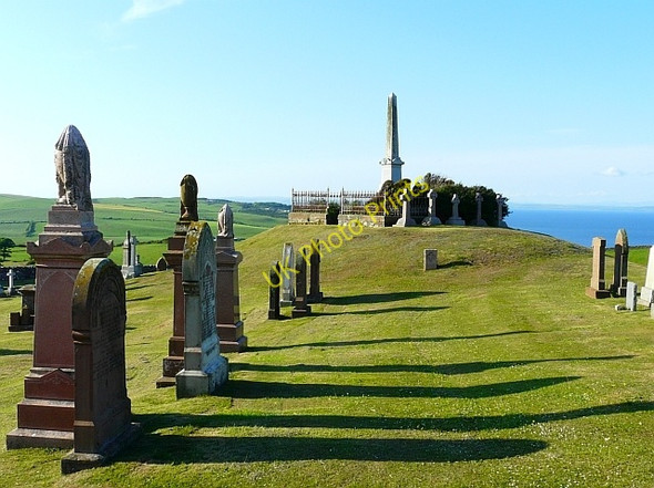 Photo 6"x4" Graveyard, Kirkmaiden Old Parish Church Kirkmaiden\/NX1236 c2008