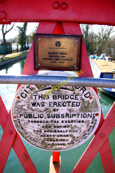 Photo 6"x4" Plaques on Rainbow Bridge Oxford\/SP5106 c2010
