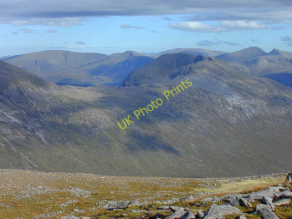 Photo 6"x4" View towards Fuar Tholl from Maol Chinn-dearg Maol Chean-dearg c2002