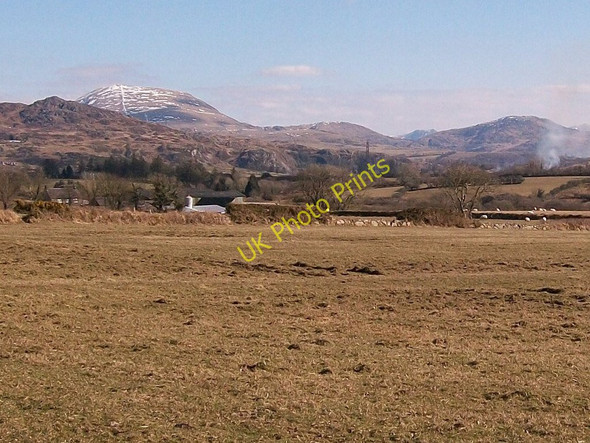 Photo 6"x4" View east across the fields towards Hendy Farm Llecheiddior\/SH4743 c2010