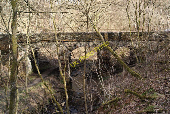 Photo 6"x4" Vault Glen Railway Viaduct Cumbernauld c2010