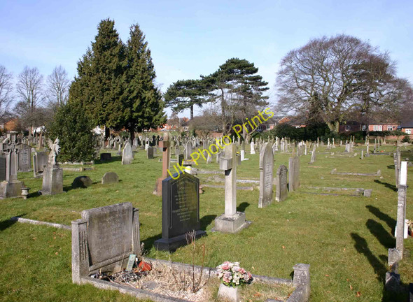 Photo 6"x4" Milverton Cemetery, Old Milverton Road, Leamington Spa Royal Leamington Spa c2010