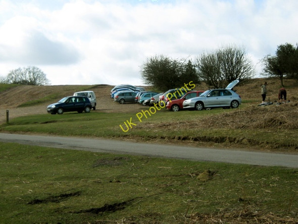Photo 6"x4" Car park at Crowcombe Park Gate Triscombe c2010