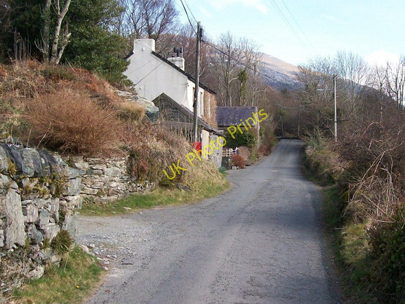 Photo 6"x4" Gallt Fachwen above the former Capel Fachwen chapel Fachwen\/SH5761 c2010