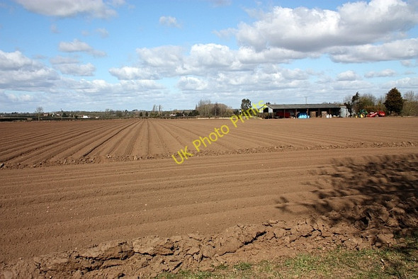 Photo 6"x4" Ridged fields, Naunton Naunton\/SO8739 c2010