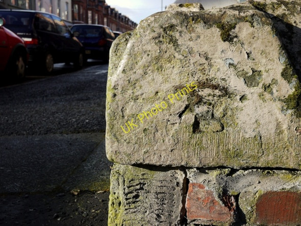 Photo 6"x4" Bench Mark, Belfast Belfast c2010
