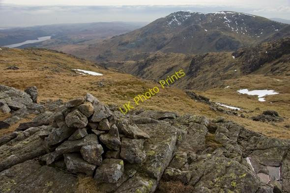 Photo 6"x4" Cairn above Red Dell Moss Head Far End\/SD3098 c2010