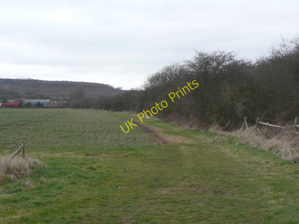 Photo 6"x4" Railway curve Gotham\/SK5330 c2010