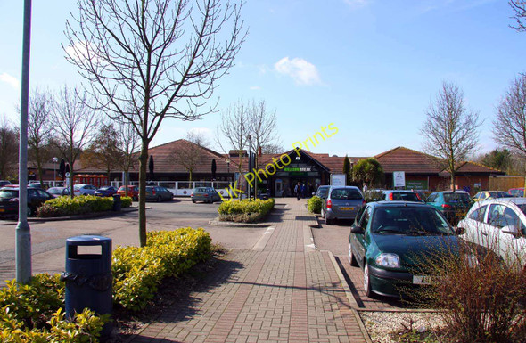 Photo 6"x4" Northbound Welcome Break Services on the M40 near Warwick Chesterton Green c2010
