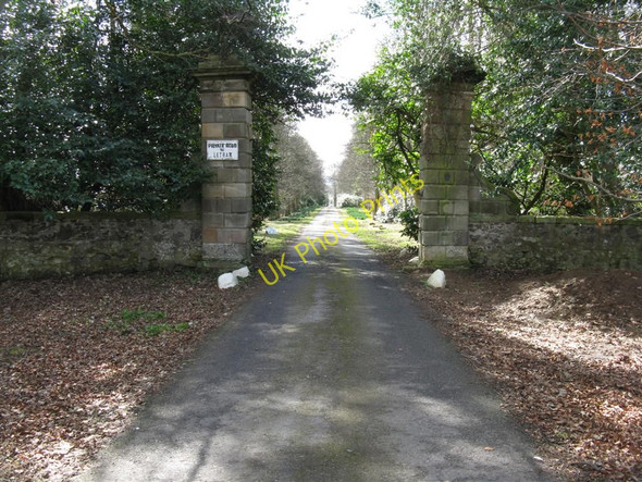 Photo 6"x4" Entrance and drive to Letham House Haddington\/NT5173 c2010