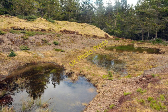 Photo 6"x4" Abandoned gravel pits in Blairmore Estate Ardendrain c2010