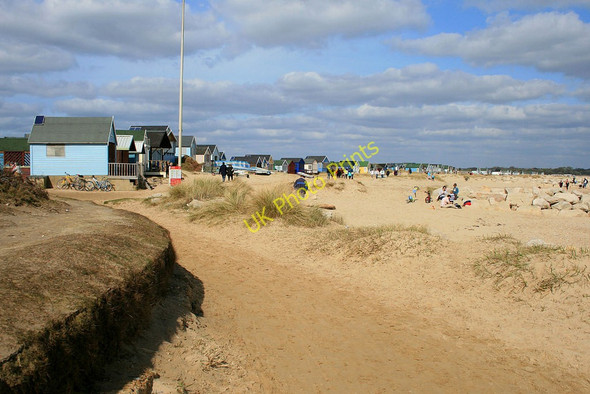 Photo 6"x4" The southernmost beach huts Mudeford c2010
