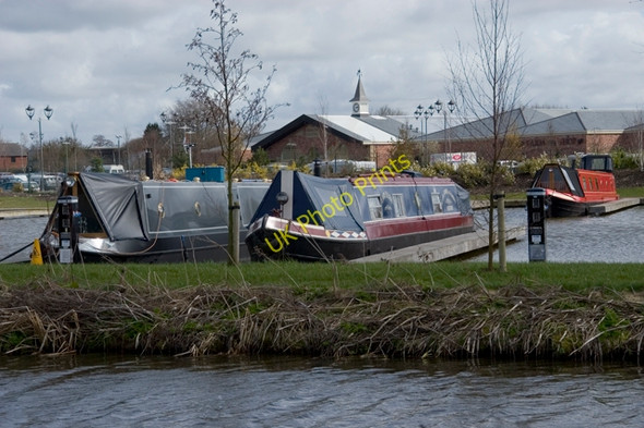 Photo 6"x4" The Barton Grange Marina, Lancaster canal Brock\/SD5140 c2010