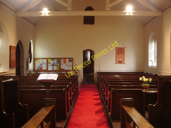 Photo 6"x4" Parish Church of St Wilfrid, Pool-in-Wharfedale, Interior Pool\/SE2445 c2008