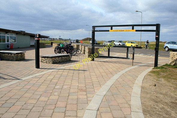 Photo 6"x4" Road Barrier Christchurch\/SZ1592 c2010