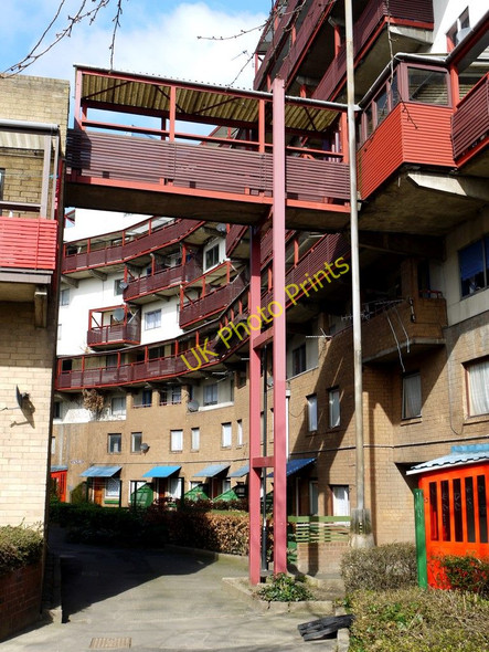 Photo 6"x4" Long Headlam, south side of Byker Wall Newcastle upon Tyne c2010