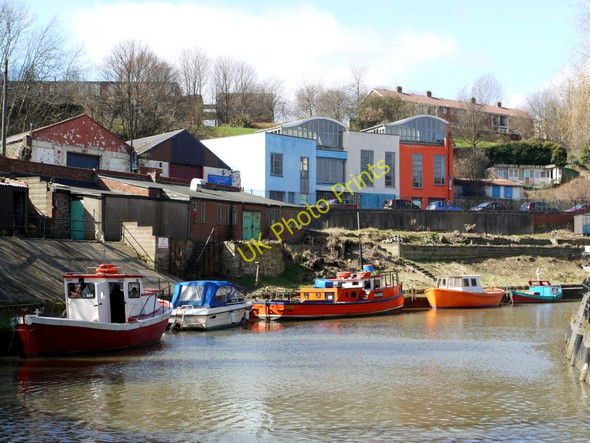 Photo 6"x4" Small boats, Ouseburn Newcastle upon Tyne c2010