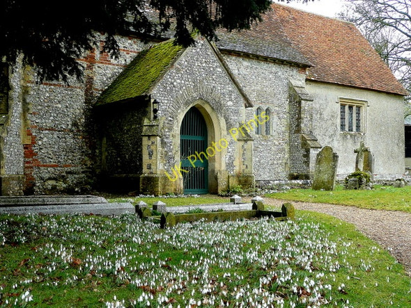 Photo 6"x4" St. Nicholas' church, Fyfield Fyfield\/SU2946 c2010