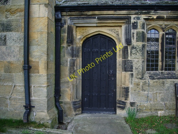 Photo 6"x4" The Parish Church of St Oswald, Leathley, Doorway Fishpool\/SE2347 c2008