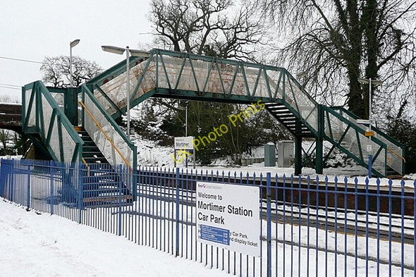 Photo 6"x4" Mortimer station Stratfield Mortimer c2010