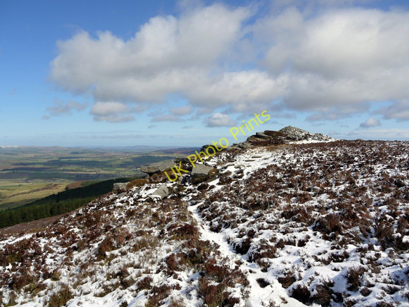 Photo 6"x4" Simonside summit cairn Great Tosson c2010