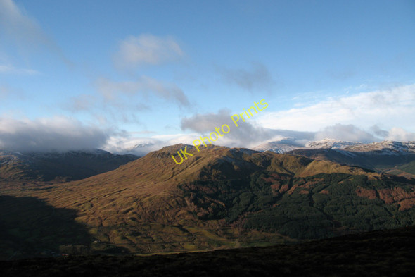 Photo 6"x4" View of Creag Mhor from Beinh an t-Sidhein Balquhidder c2007