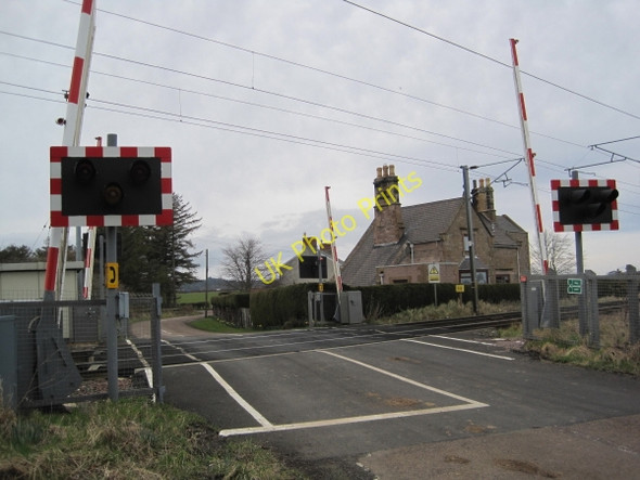 Photo 6"x4" Smeafield Level Crossing Detchant c2010