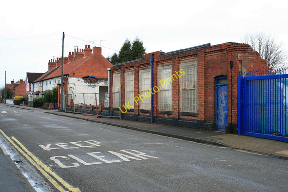 Photo 6"x4" Semi-demolished mill on Bennett Street Long Eaton c2010