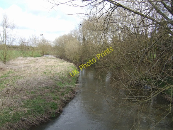 Photo 6"x4" River Penk downstream at Acton Bridge Acton Trussell c2010