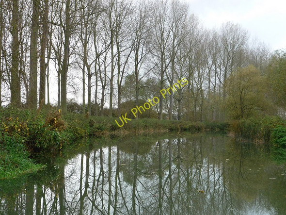 Photo 6"x4" River Thames looking upstream Chimney c2009