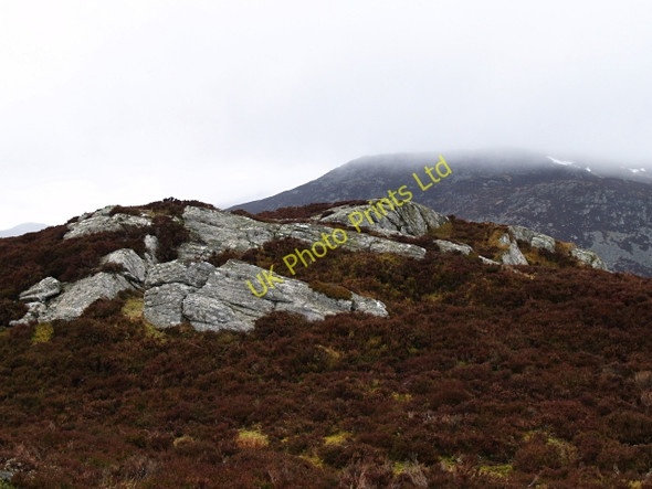Photo 6"x4" Summit rocks, Carn Duhb Carn Dubh\/NN9862 c2008