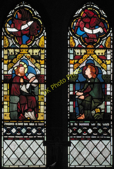 Photo 6"x4" Christ Church, Southgate, London N14 - Window Friern Barnet c2005