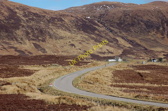 Photo 6"x4" Easter holiday traffic on the A835 Elphin\/NC2111 c2010