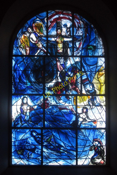 Photo 6"x4" All Saints', East Window by Chagall Tudeley c2010