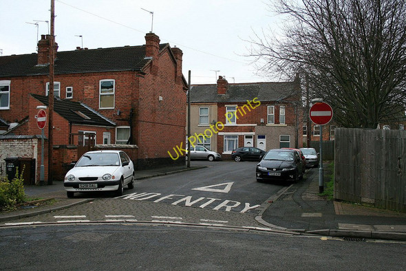 Photo 6"x4" No Entry to Hamilton Road Long Eaton c2010