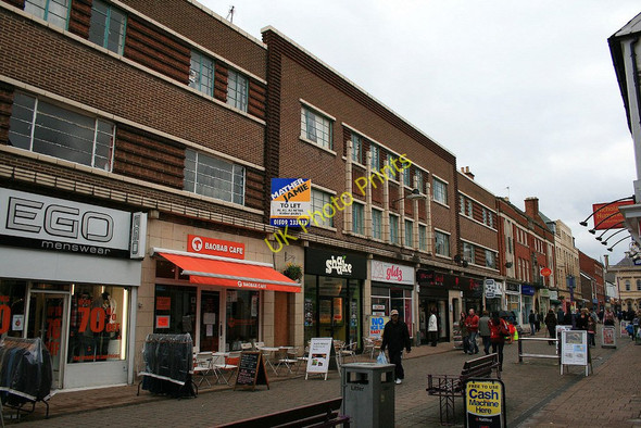 Photo 6"x4" A row of Art-Deco shops Loughborough c2010