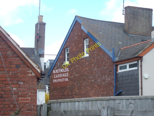 Photo 6"x4" An old advertisement painted on a wall in Lympstone Lympstone c2010