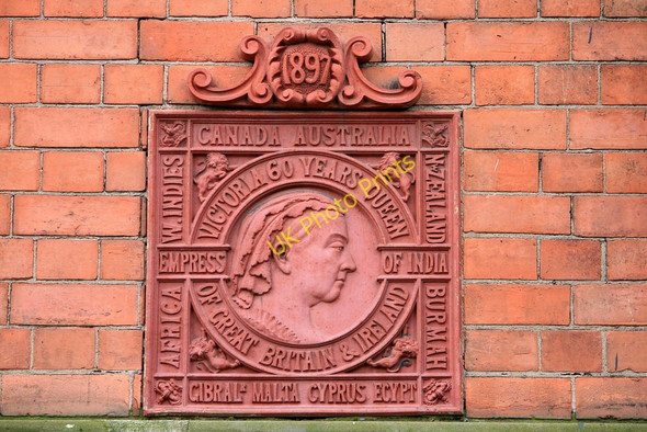 Photo 6"x4" Victoria jubilee plaque Nottingham\/SK5641 c2010