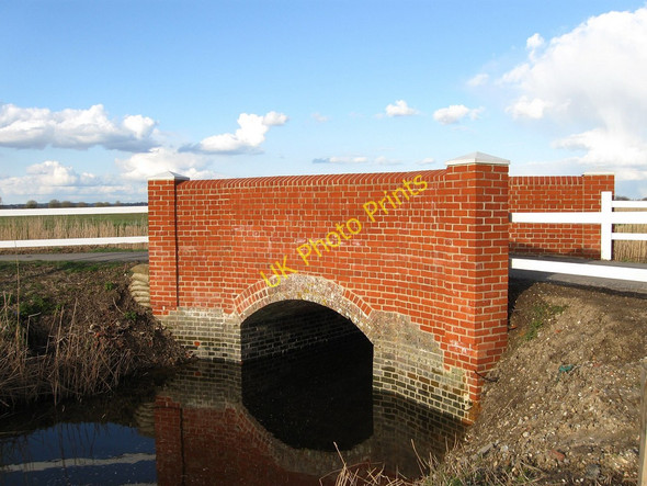 Photo 6"x4" Bridge over Down Sewer Rickney c2010