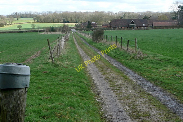 Photo 6"x4" Towards Herriard Grange Herriard c2010