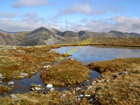 Photo 6"x4" Loch an Sgoir on Mam na Gualainn Beinn na Caillich\/NN1362 c2004