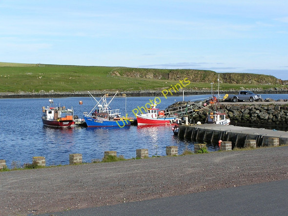 Photo 6"x4" Aith Voe Pier Gord\/HU4329 c2007