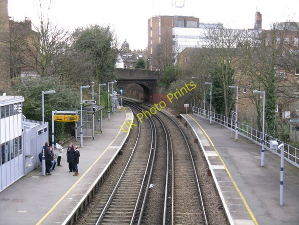 Photo 6"x4" Maze Hill station, looking west Greenwich\/TQ3977 c2010