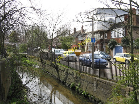 Photo 6"x4" Brook at Willow Avenue, Barnes Barnes c2010