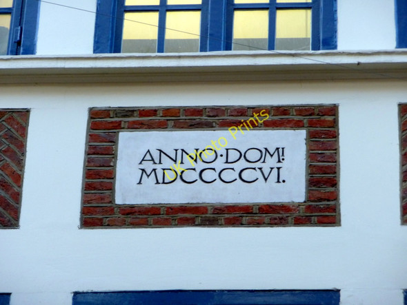 Photo 6"x4" Date Stone on Building in Carnaby Street, London W1 Westminster c2009